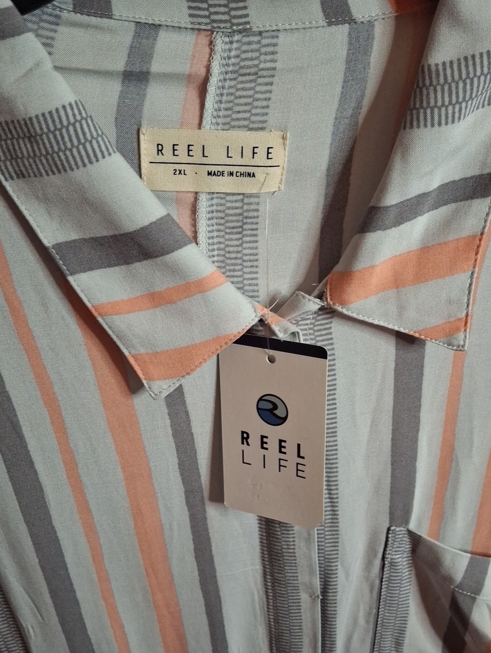 Reel Life Beachside XXL Glacier Gray NWT - Picture 2 of 7